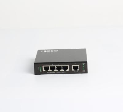 China LACP Industri Fast Ethernet Switch 10/100M 5 Port Ethernet Switch For Access 100M Network Ethernet Switch for sale