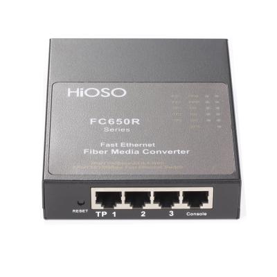 China FTTH Fiber Converter Common OEM FC650R Ring Type Fiber Media Converter for sale