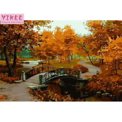 China Modern handmade oil painting, 3d oil painting on canvas landscape, canvas oil painting for sale