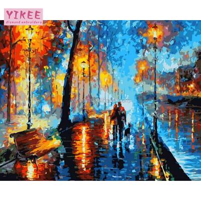 China Abstract Abstract DIY Painting By Numbers Chinese Painting , Canvas Oil Painting By Numbers for sale