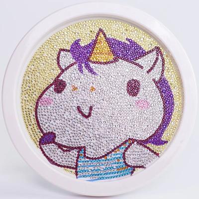 China Modern Diy Kids Diamond Painting Framed With Rhinestones For Kids Full Animals Crystal Painting With Diamond for sale