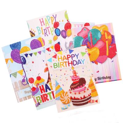 China Modern 5d Diamond Painting Birthday Cards, Diamond Painting Greeting Card for sale