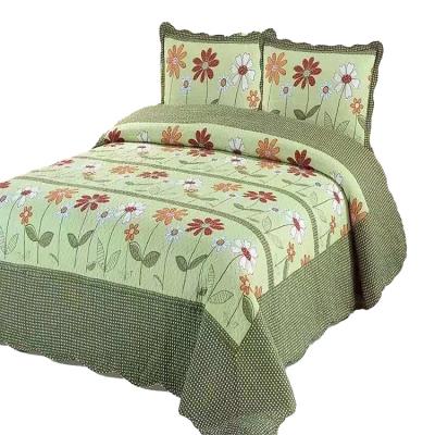 China Good Quality Comfortable Wholesale Customized Home Polyester Fabric Floral Printed Comforter Cover Set for sale