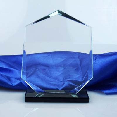 China cheap crystal glass shield swards trophy gift for photo image and lettering for sale