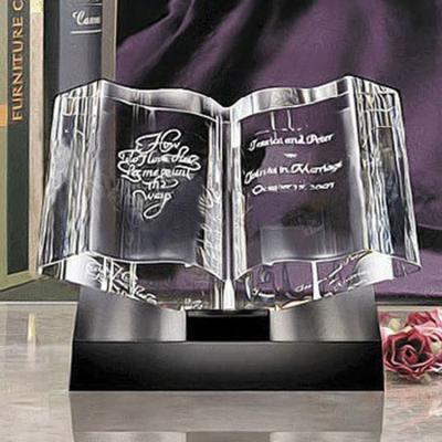 China Quran Islamic Crystal Book Trophy for Wedding Souvenir for sale