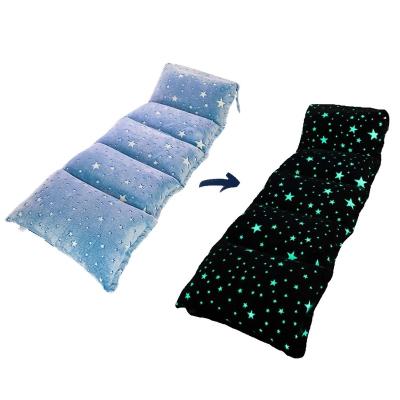 China Sustainable Glow in the Dark Sofa Cover Floor Bed Pillow Ideal Pillow Recliner and Kids Rest Bed for sale