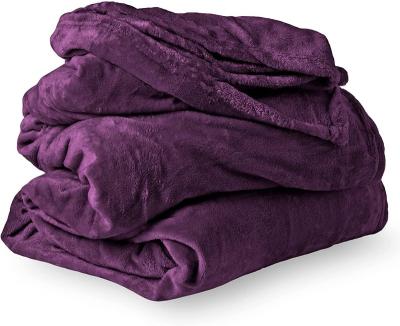 China Anti-Pull Fleece Warm Soft Fabric Large Blanket For Home Anamping for sale