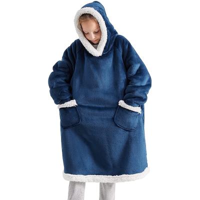 China Sherpa Oversized Comfortable Covering Hoodie Anti-static Fashion Long Top Covering Hoodie for sale