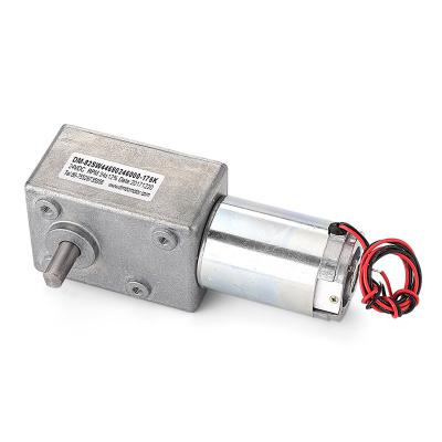 China Metal Gear DM-82SW4468 Worm Gear Motor 12v High Torque for sale