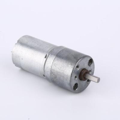 China OEM 6v 12v 24v Gear DM-27RS310 27mm Electric Motor Gear Metal Mini DC Spur Gear Box Reduction 6000 Rpm Tools Metal Brushed Gear Motor for sale