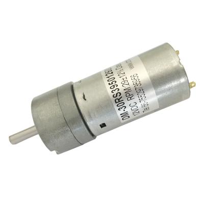 China DM-30RS395 30mm metal mini electric gear moter machine motors 12v/24v motor gearbox reduction reductor dc 10000rpm speed reducers for sale