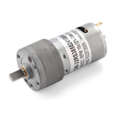 China Metal Gear DM-32RS385 32mm Center Shaft DC Geared Motor for sale