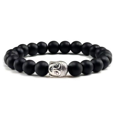 China Religious Cheap Natural Stone Jewelry Bangle Black Jade Obsidian Bangles for sale