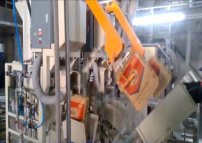 China Full Automated Valve Bag Filling And Packaging Machine Pneumatic Type 5-8 bags/min for sale