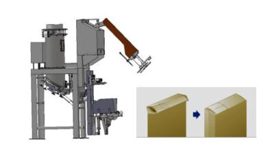 China Automatic Valve Bag Packing Machine for Building Material Fine Sand Bagging 25 / 50 KG for sale