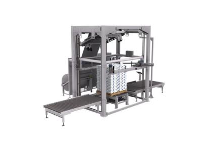 China Fully Automatic Pallet Wrapping Machine For Bagging Chemicals PVC Power for sale