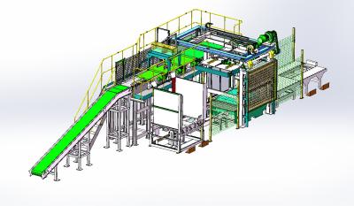 China High Level Palletizer with Automatic Palletizer Machine for 25kg-50kg Bag Type Products for sale