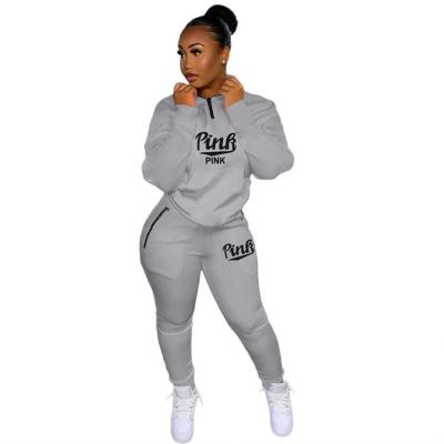 China New Design QUICK DRY Ladies Soft Color Tracksuits Set Womens Hoodies And Track Pants Cotton 2 Piece Sets for sale