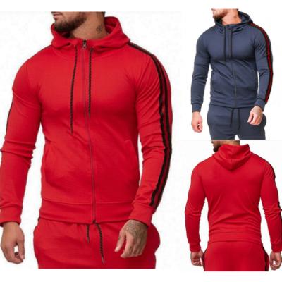 China High Quality Breathable Mens Sports Suit Gym Wear Jaceket Mens Joggers Sports Suit for sale