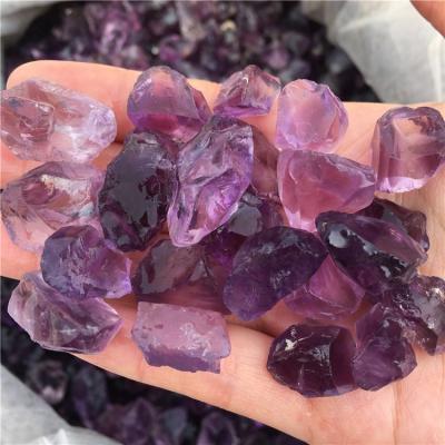 China Bulk Unpolished Natural Raw Amethyst Wholesale Brazil Crystal Rough Stone from China for sale