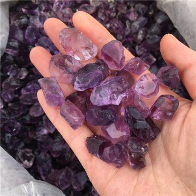 China Wholesale Unpolished Loose Natural Raw Amethyst Crystal Rough Stone Amethyst from China for sale