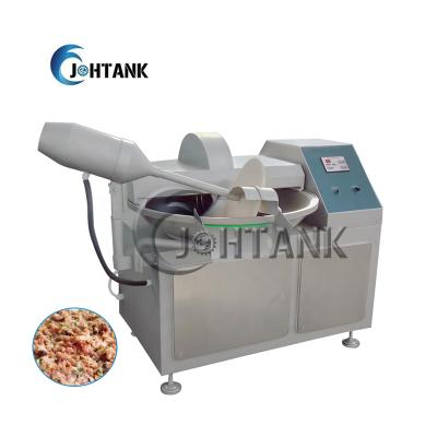 China Industrial meat processing sausage cutting blender machine fish stuffing meat cleaver bowl cutter machines for sale