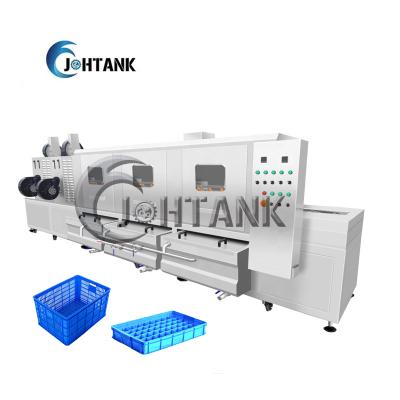 China Critical cleaning/industrial electric automatic high pressure rotary washing machine without residue box tray basket for sale