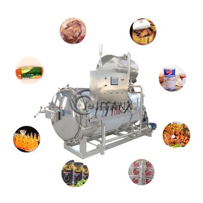 China food & Beverage Factory Soda Can Tuna Retort Machine Steam Retort Sterilizer Food with Stainless Steel Hardware for sale