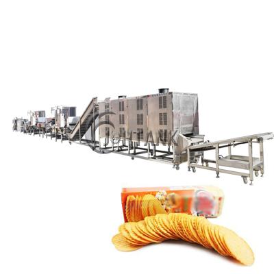 China Automatic Production Snaks Food Potato Chips Making Machine Others Food Processing Machinery for sale