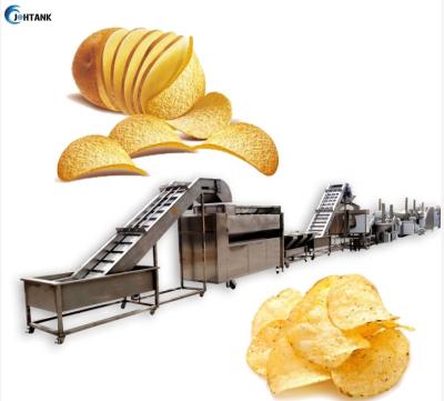 China Factory SUS304 Chips Making Machine Production Line Instant Automatic Fresh Vegetable Processing for sale