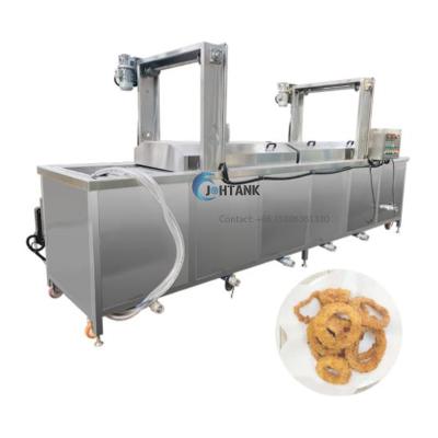 China Vegetable processing plant popular commercial used electric heating deep fryer for sale for sale