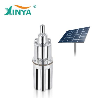 China Small 24 v Submersible Vibration Submersible Solar Water Pump for sale