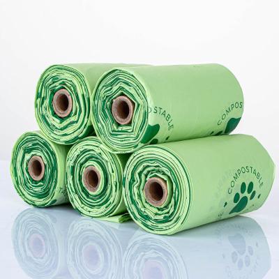 China New Design Eco Friendly Printed Biodegradable Sustainable Custom Logo Dog Poop Rated Waste Dog Poop Bag Sustainable Pet Land for sale