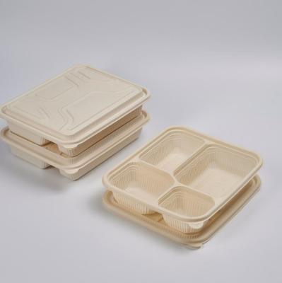 China Disposable Eco-friendly Biodegradable Disposable Restaurant Tableware Serving Set 100% Paper Pulp Dinner Cake Dish PLA Sugarcane Bagasse Dishes for sale