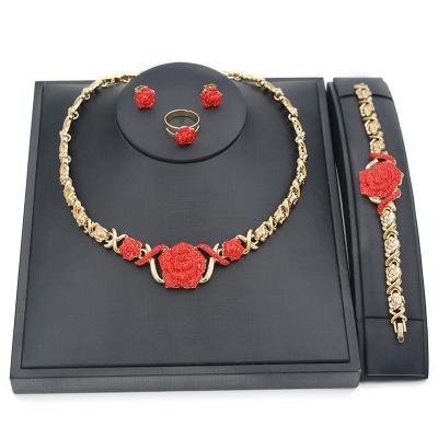 China Factory Sale CLASSIC Luxury Various Bridal Necklace Wedding Jewelry Set for sale