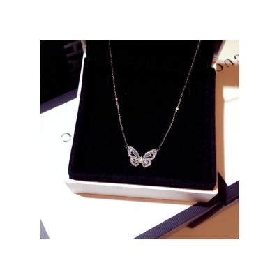 China Other Top Selling Guaranteed Tasty Pendant Quality 925 Sterling Silver Butterfly Necklace Necklace for sale