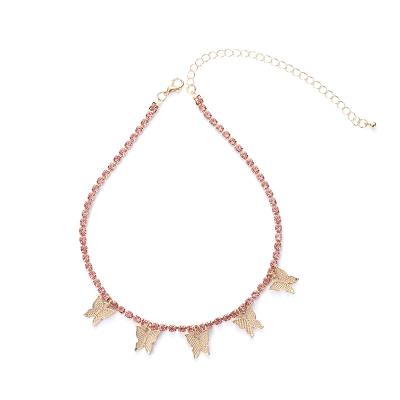 China BOHEMIA Special Widely Used Tasty Design Zirconia Gold Plated Necklace for sale