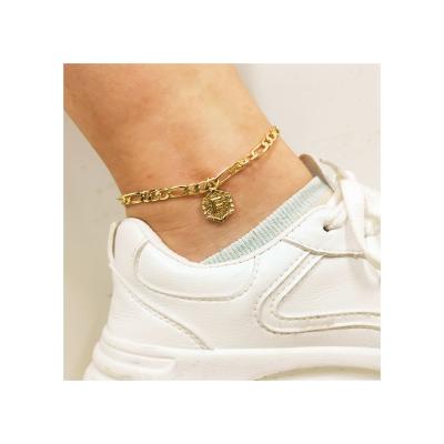 China BOHEMIA Good Quality Various Beach Adjustable 18k Stainless Steel Plated Gold Anklets for sale