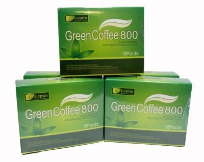 China Safe Herbal Green Coffee 800, Healthy Leptin Slimming Coffee To Suppress Appetite for sale