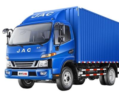 China Jianghuai Junling V6 160 Hp Light Truck 5995x2200x3250 Mm 4.18 Meter Single Row Box for sale