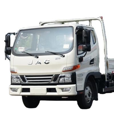 China Jianghuai Junling V5 150 Hp 4.22 Meter 5995x2200x2320mm Single Row Barrier Light Truck for sale