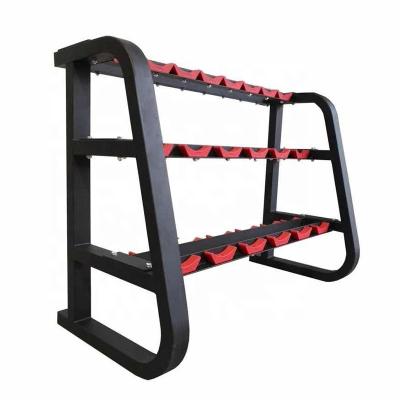 China 2022 Modern Trending Products New Arrivals 3 Row Dumbbell Rack for sale