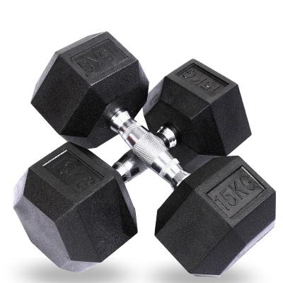 China 2020 New Universal Plastic Hex Dumbbell Adjustable Dumbbell Set Factory Outlet Wholesale for sale