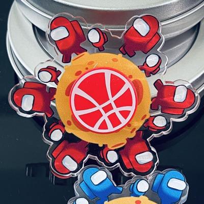 China The new trend of 2021 Relaxation running fidgety person animated spinner relief stress toy for kids fingertip spinner for sale