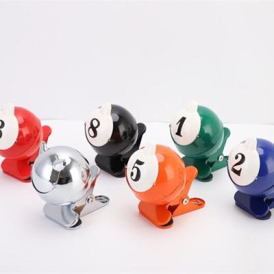 China With Cover Fashion Colorful Rotating Billiard Ashtray With Clip Creative Customize Ashtray Decoration Home Bar Ashtray for sale