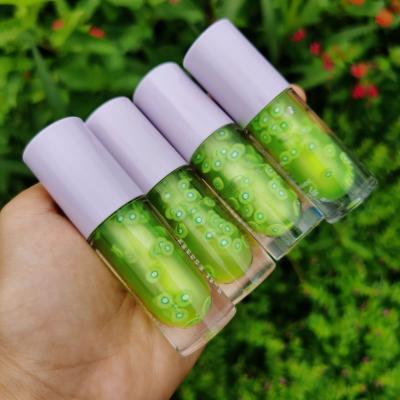 China Wholesale Bare Lip Gloss Private Label Vegan Base Lip Gloss Pom Keychain Fruit Custom Set Waterproof Clear Natural Oil Shimmer Tube for sale