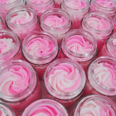 China Skin Revitalizer Jars Container Whipped Store Packaging Private Label Organic Vegan Cruelty Free Butters Rainbow Cream Body Butter Wholesale for sale