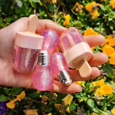 China Wholesale Private Label Pink Mini Kit Set Cute Girls No Logo Shimmer Clear Kids Soft Oil Lip Gloss Lipstick Candy Dye Base for sale