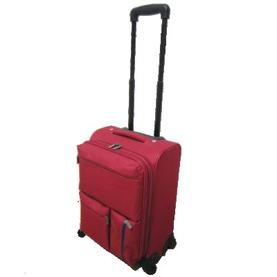 China Classic Soft Polyester Trolley Case for sale