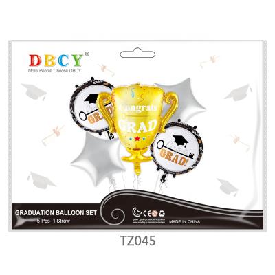 China All New Design Mylar Graduation Foil Celebration Decoration Balloons for sale